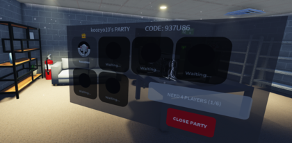 3D Main Menu and Full Party System preview 3