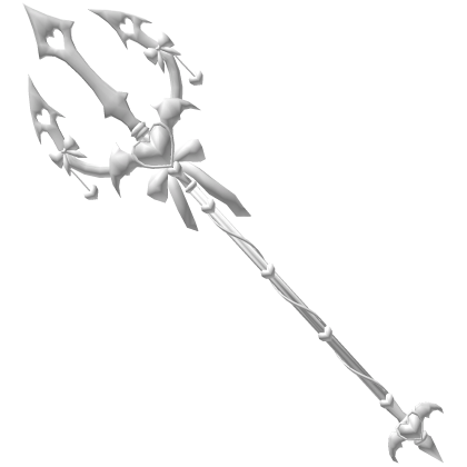 Bat Devil Imp Heart Trident - White Angel