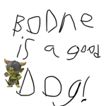b0onee is the best dog