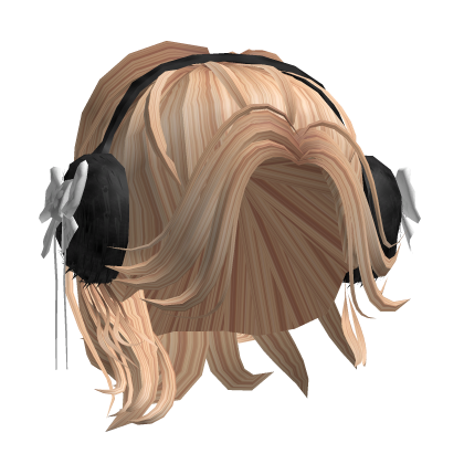 Aesthetic Fluffy Earmuffs Hair - Blonde Roblox item
