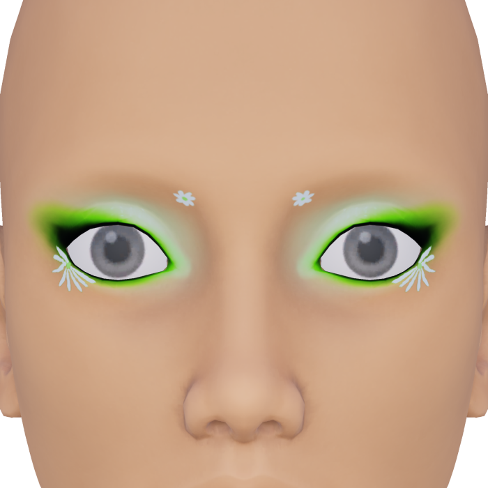 Green Daisy Eyeshadow