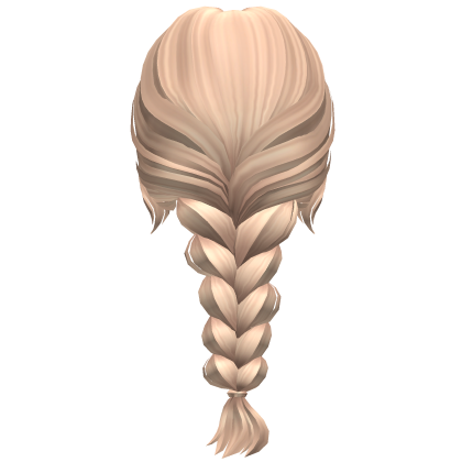 Soft Messy Braid in Blonde
