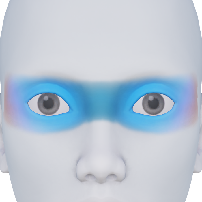 Blue Gradient Eyemask