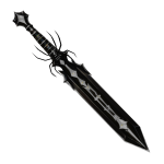 White Widow Spider Sword