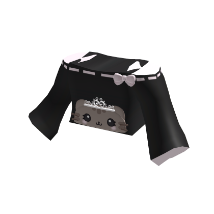 ♡ kawaii black & white cat sweater thumbnail
