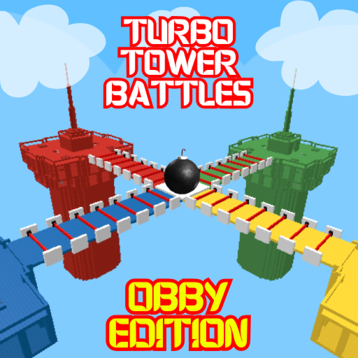 TURBO TOWER BATTLES OBBY EDITION official Roblox game thumbnail
