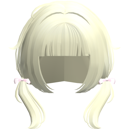 blonde thin low wispy baby pigtails