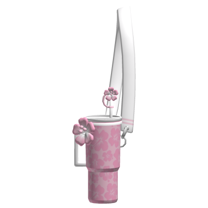 Preppy Light Pink Summer Cup Carrier