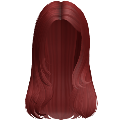 Red Cute Preppy Soft Wavy Hair Roblox item