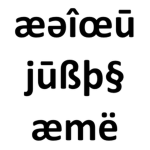 æəîœū