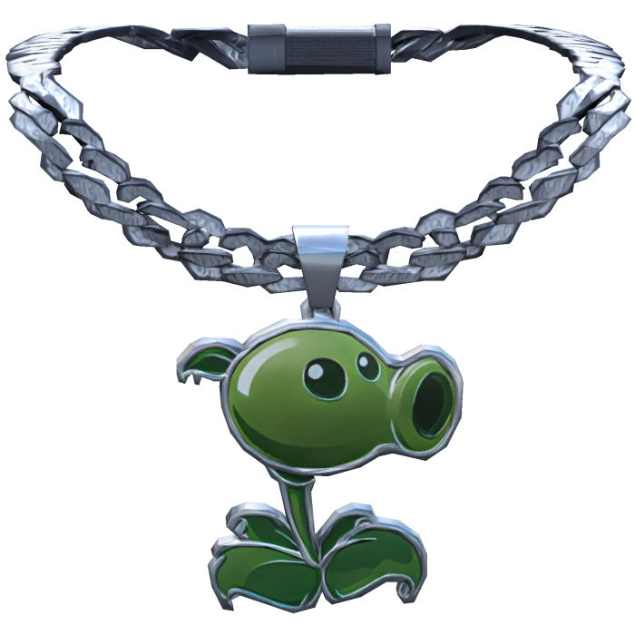 Plants Vs Zombies Pea Shooter Necklace 3.0