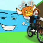 Escape Tsunami on Bike for Lucky Blocks