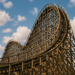 Modern Wooden Coaster