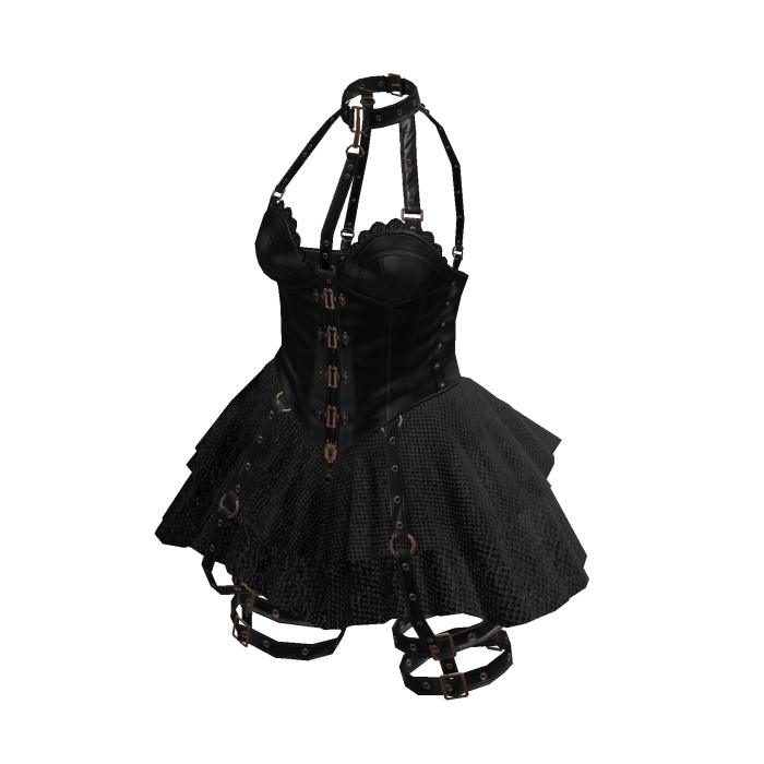 Gothic Corset Mini Dress