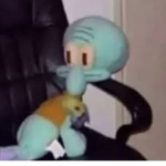 Squidward on the chair fan group
