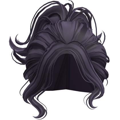 ♡ Purple Messy Fluffy Girly Updo Hair  Roblox item