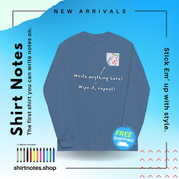 Shirt Note Long Sleeve