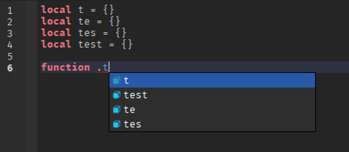 Table Function Autocomplete preview 2