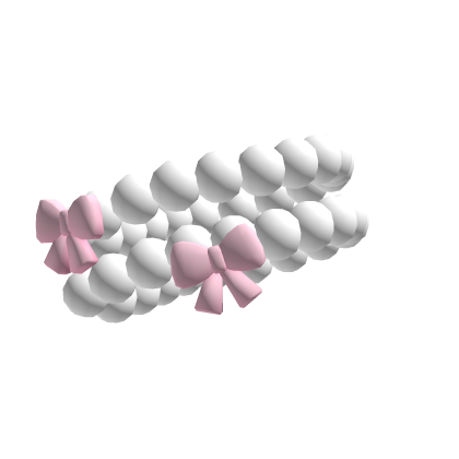 ♡ pearl bow bracelet (L)