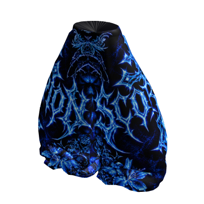 Y2K Black and Blue Scorpion Pants