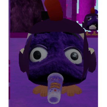 escapar de la pistola de pollo grimace