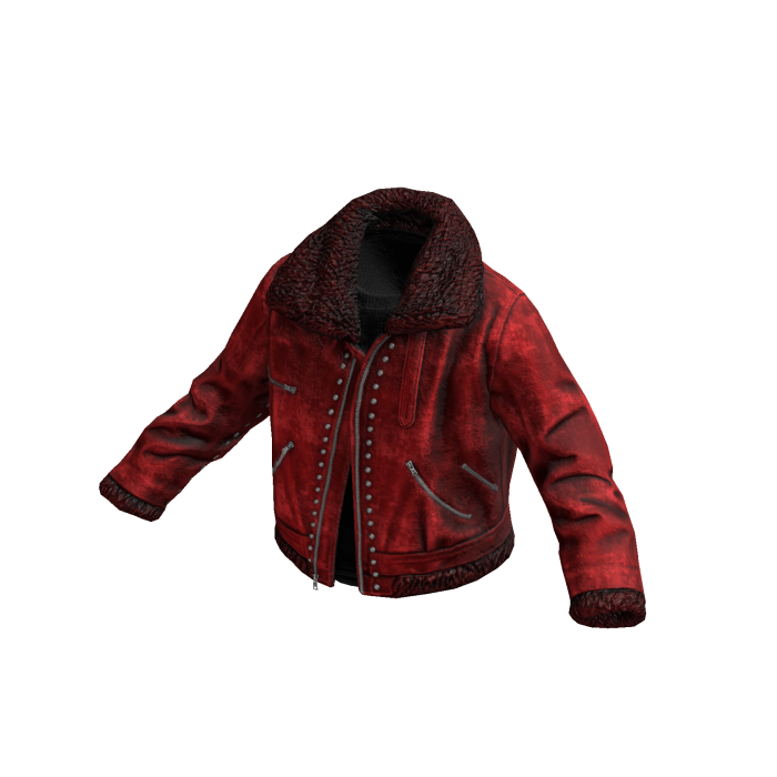 Red Vintage Bomber Jacket