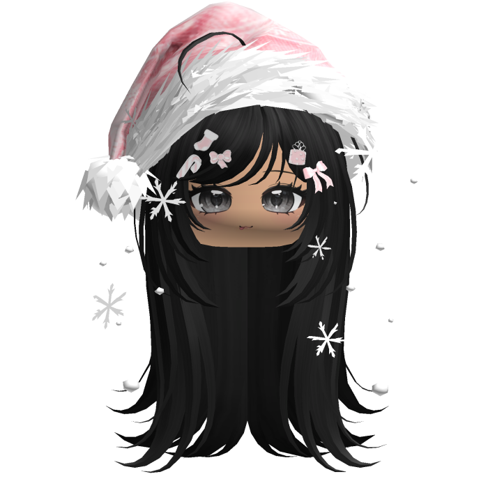 Emo Vamp Christmas Hair (Black)