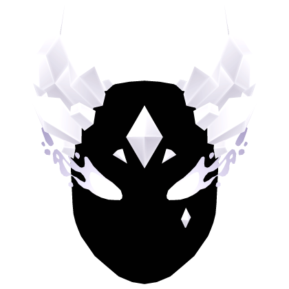 Glowing Mask Of Fire White