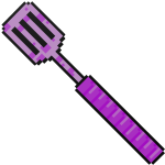Pink Sponge Pixel Spatula