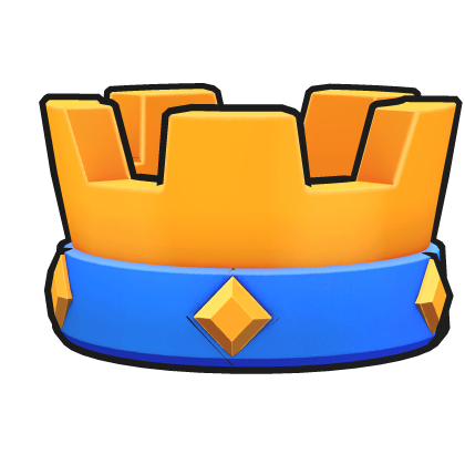 Blue Cartoony King Crown Roblox item