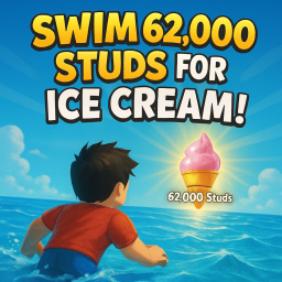 Swim 62,000 Studs for ice cream