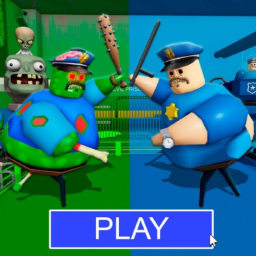 ZOMBIE VS POLICE PRISON RUN! (Obby)