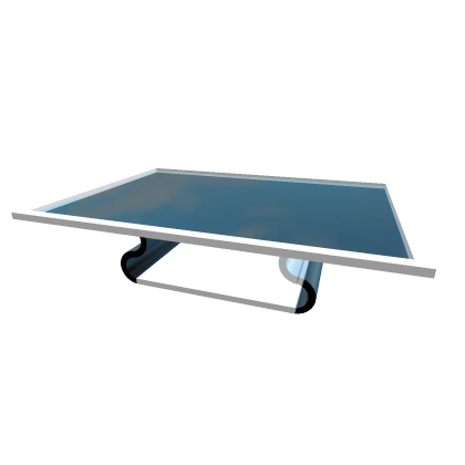 Modern glass curved support table [Fixed]