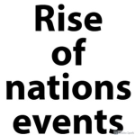 Rise of Nations Events (Not Official)