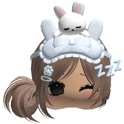 Kawaii Moe Sleepy Cute Bunny Anime Hair Milktea