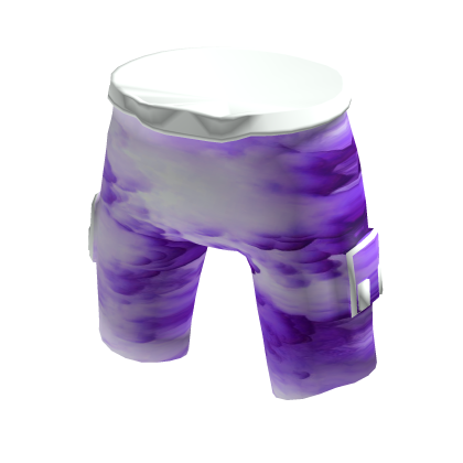 Purple & White Cloud Shorts thumbnail