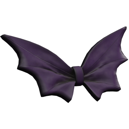 Cutesy Grunge Alt Gothic Bat Hair Clip Purple