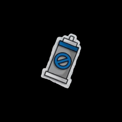 Riggy spray paint blue 2 Roblox decal