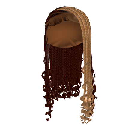Fulani Lemonade Braids W/ Curls [Red & Blonde] Roblox item