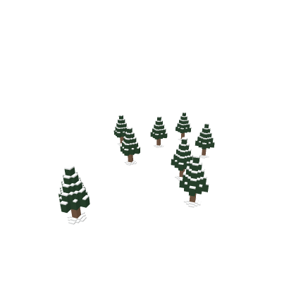 Group of snowy trees!