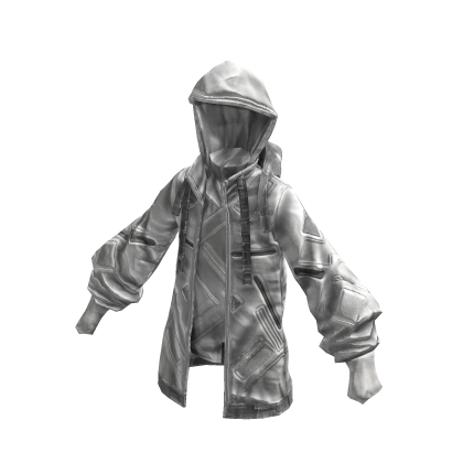 Sci-fi Hoodie | White | Futuristic thumbnail
