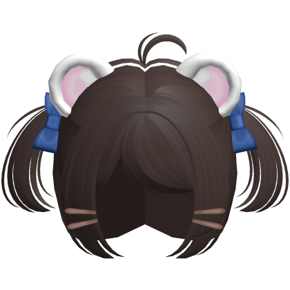 ♡ : cute dark brown bijou hamster baby pigtails Roblox item