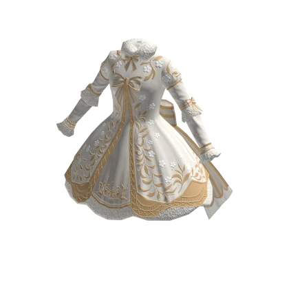 white and gold holiday dress Cute White Tulle Party Dress with Gold Applique, Prom Dresses, Short P