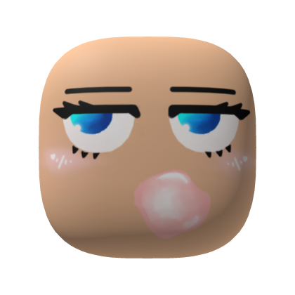 Bubblegum girl face