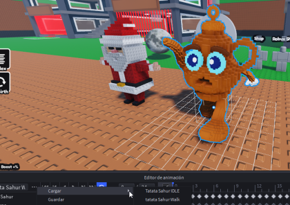 Tatata Sahur Blocky Brianrot Rigged & Animated preview 1