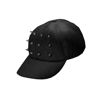 Sideswept Grunge Spiked Hat
