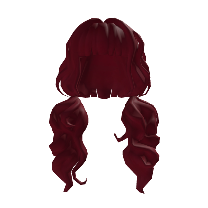 Crimson Gothic Doll Pigtails