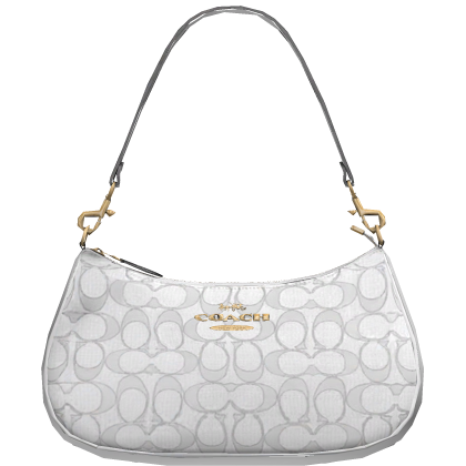 White Coach Shoulder Bag Roblox catalog item