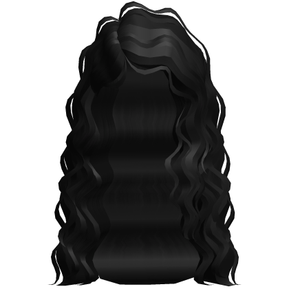 Wavy Preppy Trendy Hair (Black) Roblox item