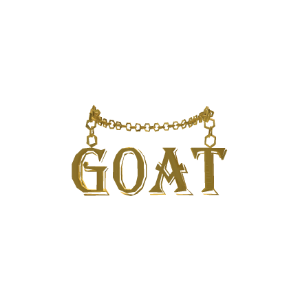 Low Poly Gold Goat Chain